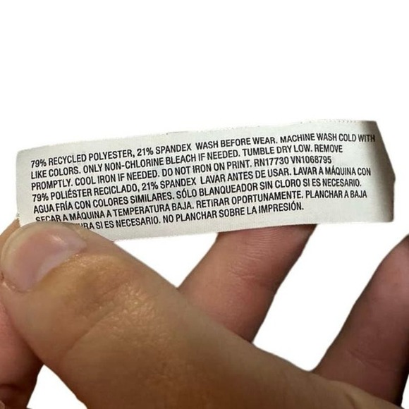 All in Motion High-rise Workout Athleisure Leggings in Tie Dye Grey/White - Picture 4 of 4